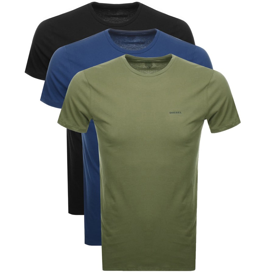 Alternative Image for ProductDiesel UMTEE Jake triple Pack T Shirts Khaki1